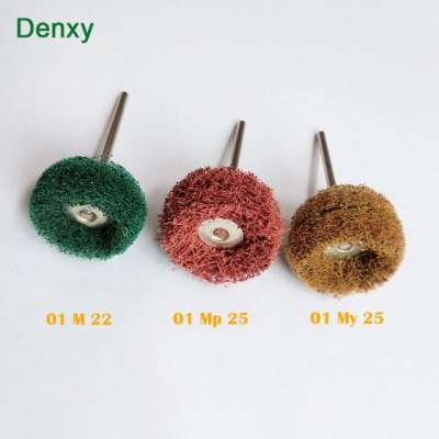 Denxy Dental laboratory horse hair round denture acrylic composites metal ceramic HP shank dental polishing brush