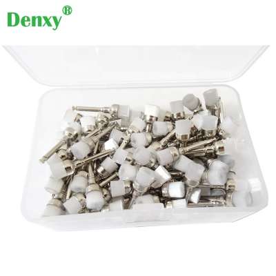 Denxy Dental Nylon Polishing Brush Bowl Shape Dental Prophy Brush Whitening Dental handpiece Orthodontic Bracket Dentist Tools