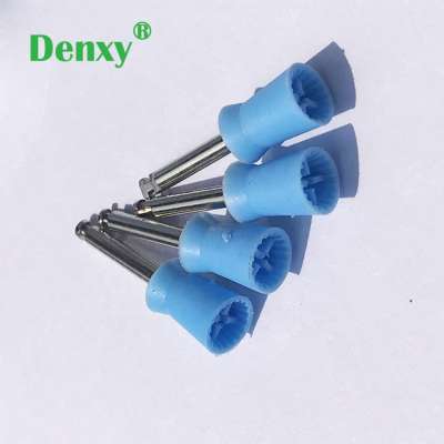 Denxy Dental Prophy Cup Rubber Polish Brush Polishing Teeth Whitening Latch Type Rubber Dental Teeth Prophylaxi Dental handpiece