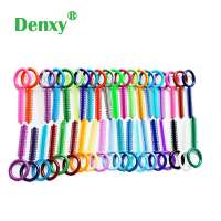 Denxy Dental Hot sales Oring Tie O Ligature Tie Orthodontic Elastic Rubber Bands Orthodontic Bracket ORTHO ligaties