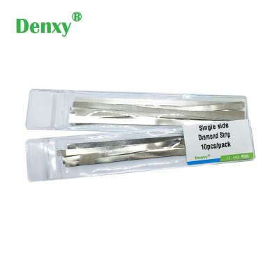 Denxy Dental Metal Polishing Stick Strip Orthodontic Interproximal enamel reducted Single side diamond strip orhodontic brackets